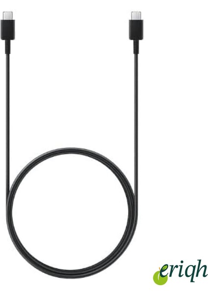 USB Type-C - USB Type-C Kablo, Veri Kablosu, Şarj Kablosu, 1 M, 3 A, Siyah A-Kalite