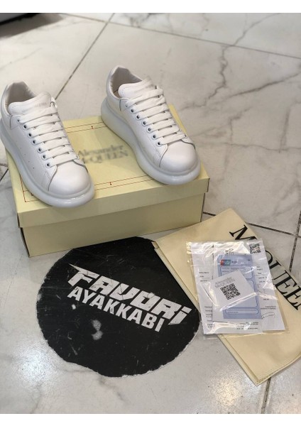 Hakiki Deri Şeffaf Unisex Ayakkabı Alexander Mcqueen İthal