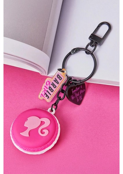 Barbie Lisanslı Makaron Figürlü Anahtarlık