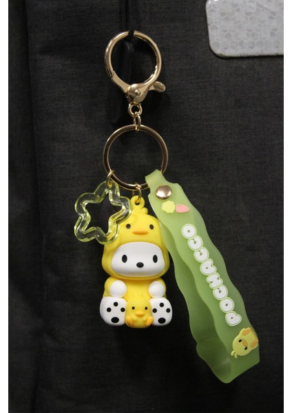 Sanrio Lisanslı Sevimli Hayvan Serisi Anahtarlık - Cinnamoroll - Kuromi - My Melody - Pochacco modelleri