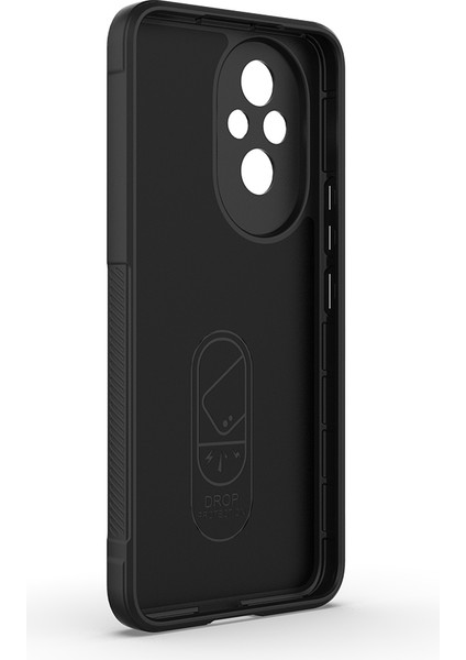 Honor 200 Pro Uyumlu Kılıf Etnik Optimum Mat Kamera Korumalı Silikon Siyah modelleri