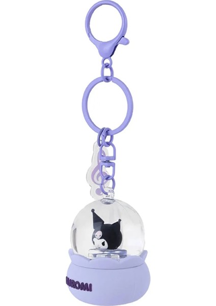 Sanrio Lisanslı Kuromi Kristal Top Sulu Anahtarlık modelleri