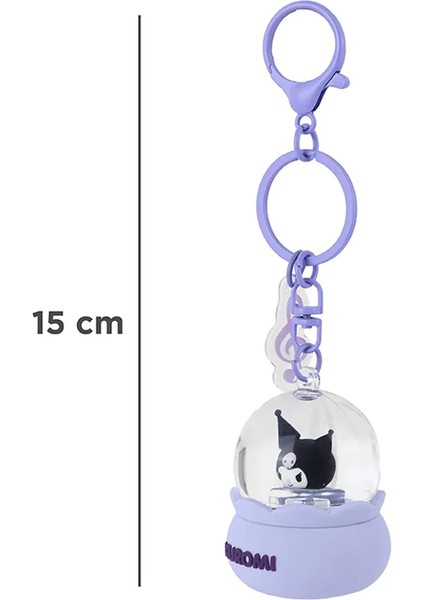 Sanrio Lisanslı Kuromi Kristal Top Sulu Anahtarlık fırsatları