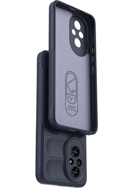 Honor 200 Pro Uyumlu Kılıf Etnik Optimum Mat Kamera Korumalı Silikon Lacivert modelleri