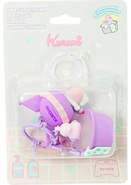 Sanrio Lisanslı Banyo Serisi Işıklı Anahtarlık - Kuromi indirimleri