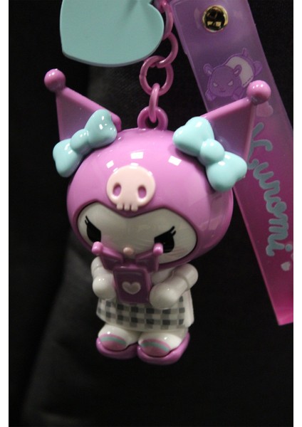 Sanrio Lisanslı Kuromi Figürlü Anahtarlık fırsatları