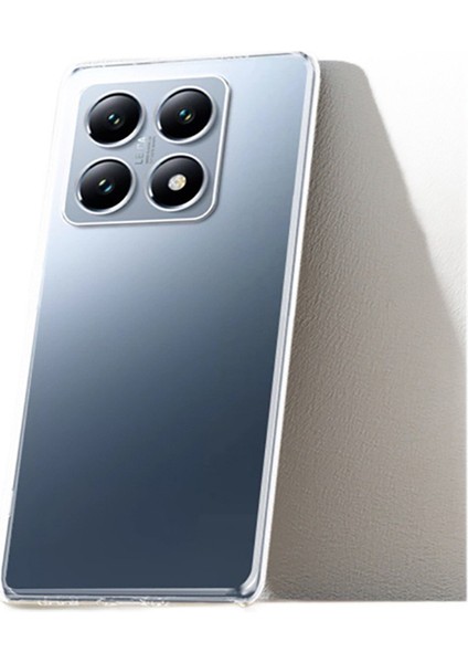 Xiaomi 14T Uyumlu Kılıf Süper Silikon Kamera Korumalı Şeffaf Renksiz fırsatları