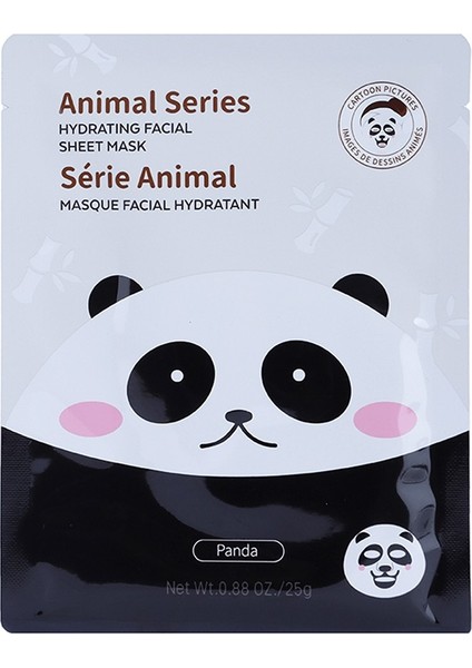 Hayvan Koleksiyonu Kağıt Yüz Maskesi - Panda