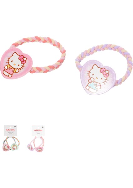 Hello Kitty Lisanslı Kalpli Saç Lastiği (2 Adet) modelleri