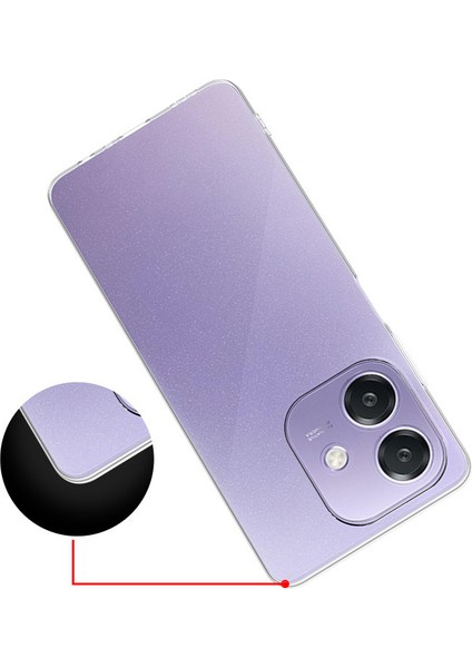 Oppo A3 Uyumlu Kılıf Süper Silikon Kamera Korumalı Şeffaf Renksiz fiyatları