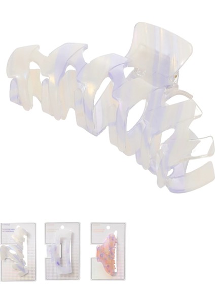 Romantik Mor Kıskaçlı Toka