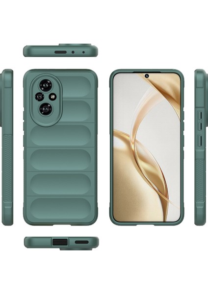 Honor 200 Pro Uyumlu Kılıf Etnik Optimum Mat Kamera Korumalı Silikon Yeşil fiyatları