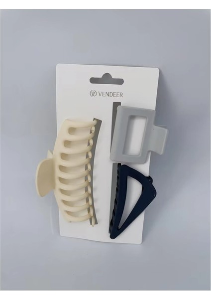 Kare Kıskaç 3'lü Toka Seti