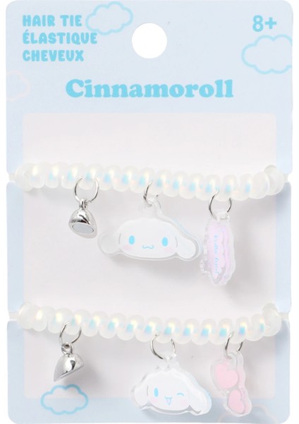 Sanrio Lisanslı 2'li Spiral Saç Lastiği - Kuromi - Hello Kitty - My Melody - Cinnamoroll
