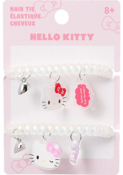 Sanrio Lisanslı 2'li Spiral Saç Lastiği - Kuromi - Hello Kitty - My Melody - Cinnamoroll fırsatları
