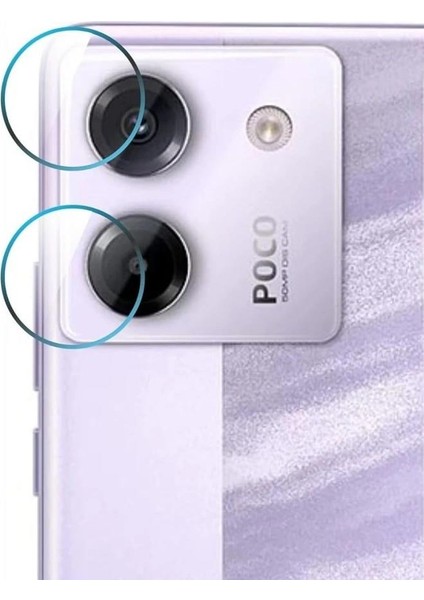 Poco M7 Pro Esnek Nano Kamera Lens Koruyucu (1 Set)
