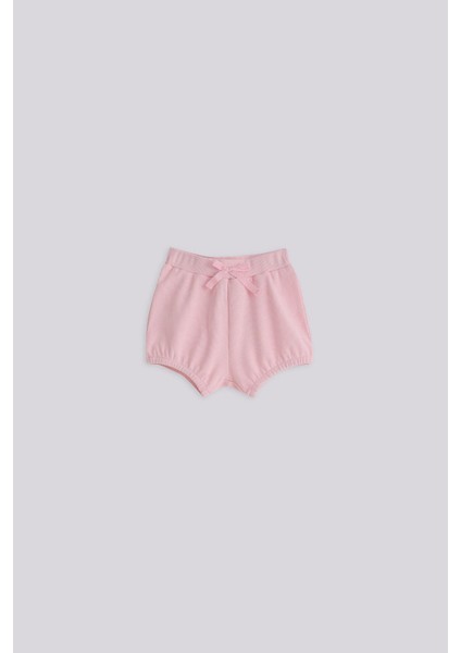 Bg Store Kız Bebek Pembe Body ve Şort Takımı