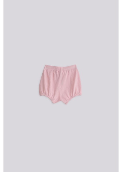 Bg Store Kız Bebek Pembe Body ve Şort Takımı