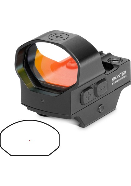 Frontier Reflex Sight 1x30 - Weaver / Dpp - (3moa Dot) Reddot Nişangah 12163