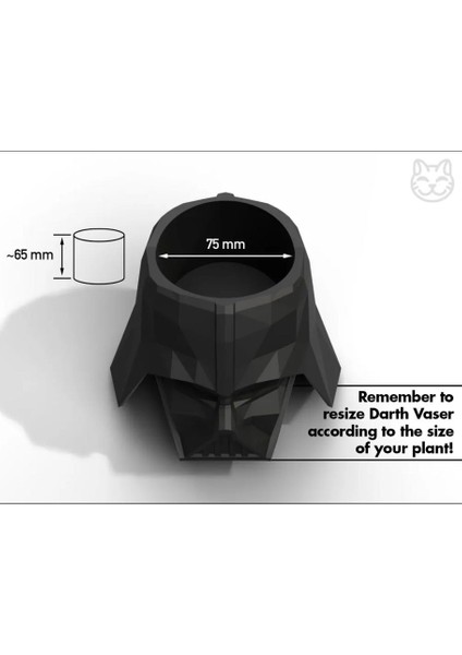 Star Wars Saksı, Darth Vader Kaskı Saksı.