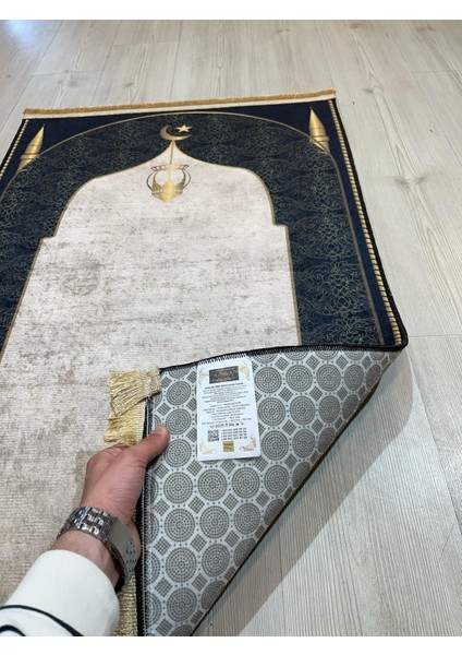Seccade Diz Ağrıtmayan Yumuşak Gold Saçaklı Seccade ve Namazlık indirimleri