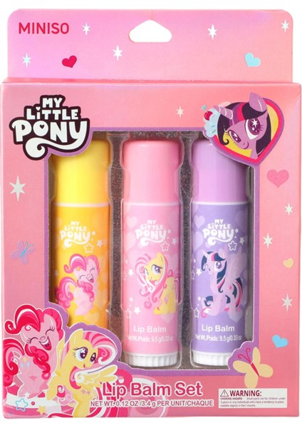 My Little Pony Lisanslı 3'lü Lip Balm Seti