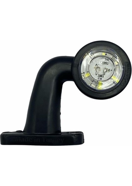 12V-24V Mini Boynuz Takoz Lambası Kısa Eğri (12 Ledli) Kırmızı-Beyaz fiyatları