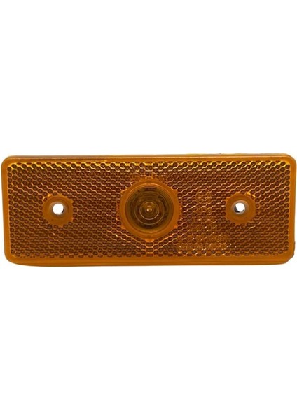 24V YAN SİNYAL LAMBASI SİDE MARKER (TEK LEDLİ) KABLOLU TURUNCU (120*45 MM)