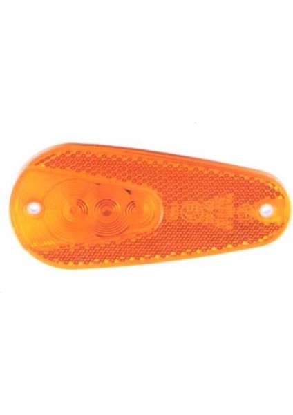 24V Yan Sinyal Lambası (3 Ledli) (Kablolu) Turuncu Ym