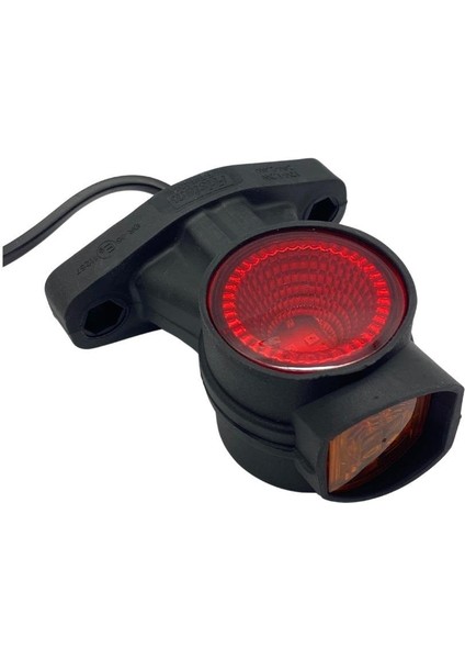 12V-30V BOYNUZ TAKOZ LAMBASI KISA (LEDLİ) SARI-KIRMIZI-BEYAZ SAĞ E9