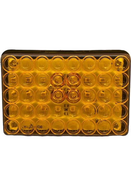 12V-24V Sinyal Lambası 20 Ledli (Kablolu Soketli) (118*93 Mm) Caterpıllar Iş Makinası
