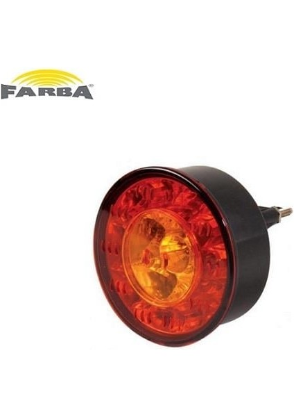 24V Park-Sinyal Lambası 16 Ledli (Yuvarlak) ( 98 Mm) Bmc-Karsan-Temsa