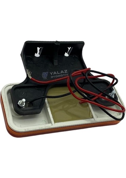 24V YAN SİNYAL LAMBASI DORSE SİDE MARKER SARI (12 LEDLİ-OK İŞARETLİ) (106*45 MM) fiyatları