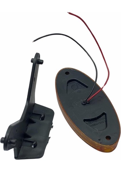 12V-24V Side Marker Braketli Oval (4 Ledli) (Turuncu) (100*45 Mm) fırsatları