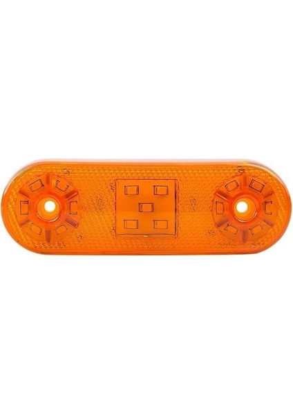 12V-24V Yan Sinyal Lambası Dorse Side Marker (17 Ledli) Sarı
