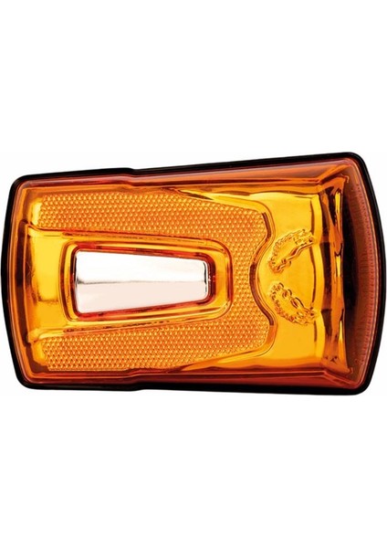 10V-30V Yan Sinyal Lambası Oval Ledli Side Marker Turuncu