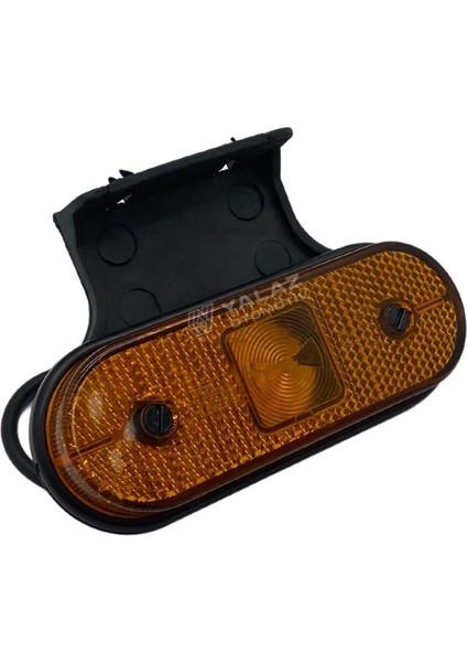 24V Yan Sinyal Lambası Braketli Dorse Side Marker (Ledli) Turuncu