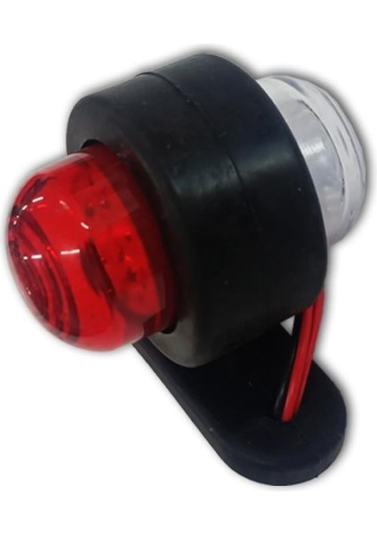 Takoz Lambası Mini (4 Ledli) Kırmızı-Beyaz