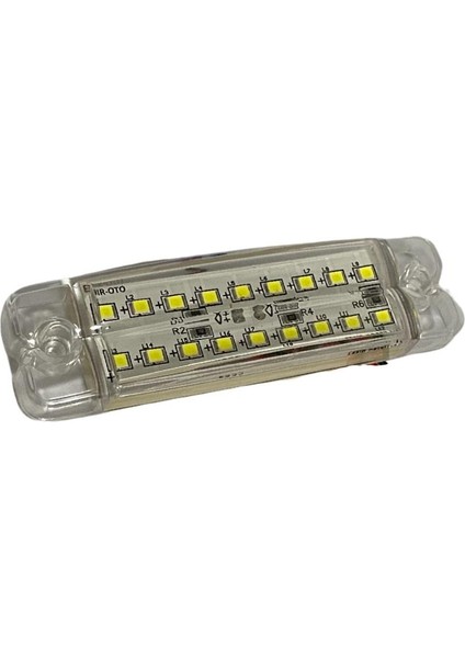 12V-24V Parmak Lamba 18-Ledli Beyaz (100*27 Mm)