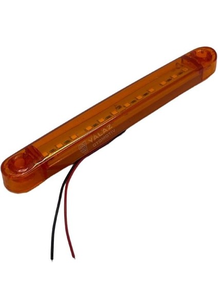 12V-24V Parmak Lamba 15-Ledli Turuncu (160 Mm)