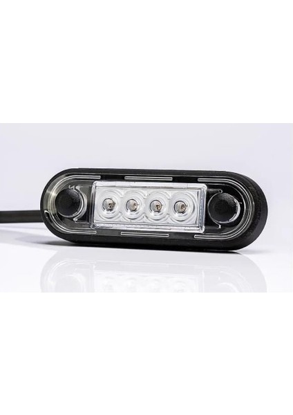 12V-36V PARMAK LAMBA 4-LEDLİ KABLOLU BEYAZ (85*28 MM) E9