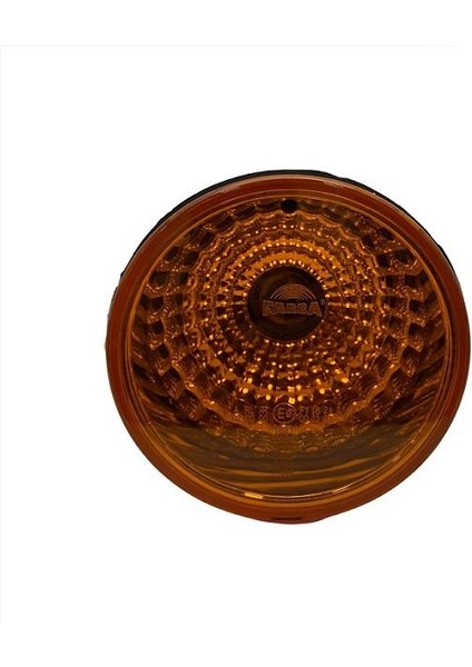 12V SİNYAL LAMBASI SOKETLİ SARI (YUVARLAK) (98 MM) fiyatları