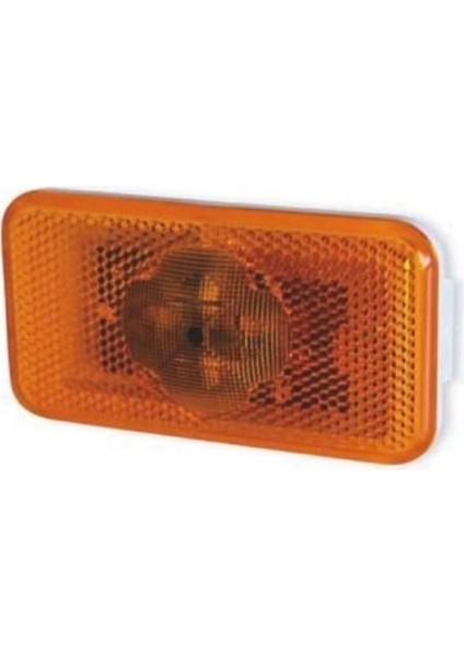 12V-24V YAN SİNYAL LAMBASI (4 LEDLİ) SİDE MARKER VIGNAL TIP SARI