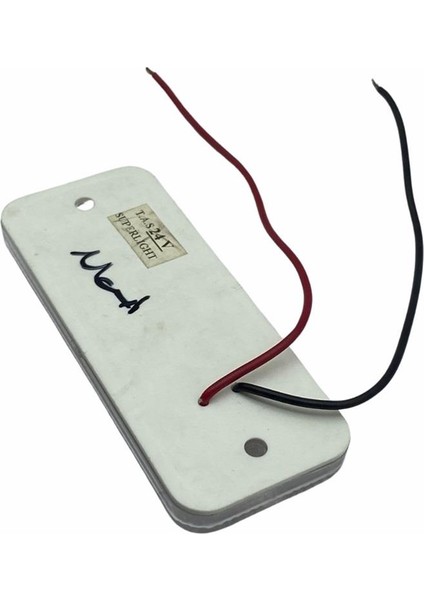 24V Yan Sinyal Lambası Side Marker (4 Ledli) (Şeffaf-Mavi) (100*41 Mm)