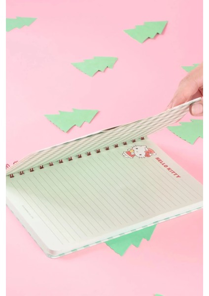 Sanrio Lisanslı Yılbaşı Koleksiyonu A5 Telli Defter (80 Yaprak)