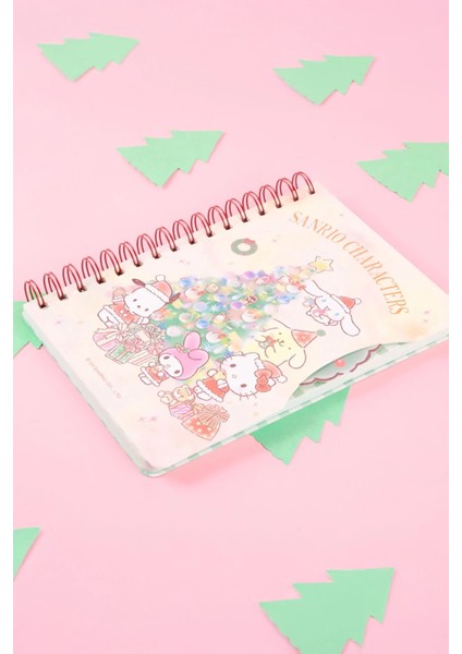 Sanrio Lisanslı Yılbaşı Koleksiyonu A5 Telli Defter (80 Yaprak)