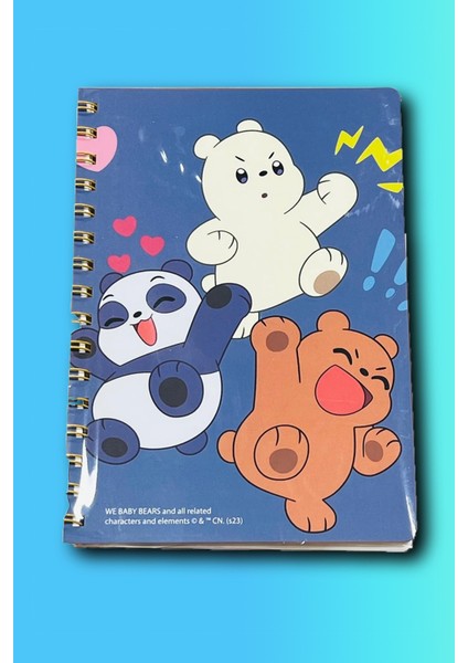 We Baby Bears Lisanslı A5 Telli Defter (64 Yaprak)