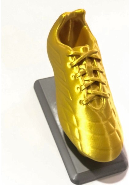 BURSA3DFILAMENT Altın Ayakkabı Fifa Dünya Kupası, Hediyelik, Isim Yazılabilir 20 cm