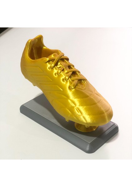BURSA3DFILAMENT Altın Ayakkabı Fifa Dünya Kupası, Hediyelik, Isim Yazılabilir 20 cm