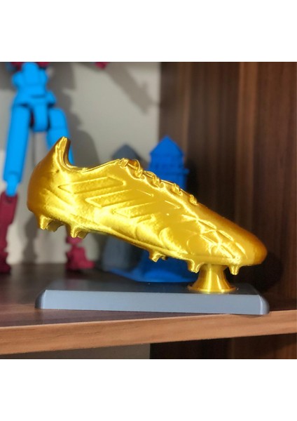 BURSA3DFILAMENT Altın Ayakkabı Fifa Dünya Kupası, Hediyelik, Isim Yazılabilir 20 cm